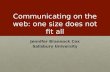 Blogging: One Size Does Not Fit All