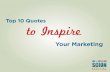 Top 10 Quotes to Inspire Your Marketing - Scion Social