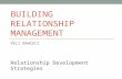 Relationship Development Strategies