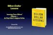 Billion-Dollar Lessons