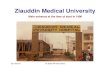 Ziauddin Medical University - ZMU
