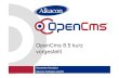 OpenCms 8.5 kurz vorgestellt [LinuxTag 2013]