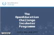 OpenEducation Challenge Incubator Programme
