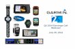 Garmin Q2 2014 earnings call slides