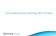 Social Intranets: Getting work done