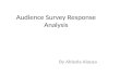 Analysing audience response
