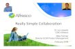 Really Simple Collaboration with Alfresco Share