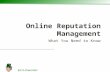 Online Reputation Management - a Webinar for IGBAffiliate