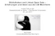 Bibliotheken und Linked Open Data - Erfahrungen und Ideen aus der UB Mannheim