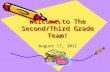 Welcome to the Second/Third Grade Team