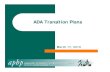 Ada Transition Plans (Apbp webinar)
