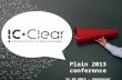 Speech on IC Clear at Plain2013 conference