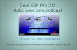 Cool Edit Pro 2.0 Make your own podcast