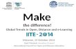 Make the difference - at the UNESCO IITE Conference 2014