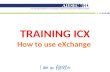 Training ICX GCDP