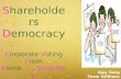 Shareholders Democracy - Voting from home