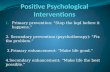 +Ve psychology interventions