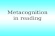 Reading metacognition