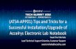 (ATS4-APP01) Tips and Tricks for a Successful Installation of Accelrys Electronic Lab Notebook