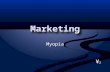 Marketing myopia ¥2