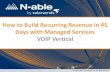 N-able webinar:Build recurring revenue in 45 days