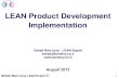 Lean product development implementation