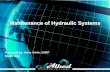 Maintenance of Hydraulic Systems