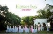 Event cưới ngoài trời sử dụng hoa sen Flower box_Lotus