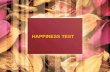 Happiness test