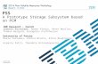 A Prototype Storage Subsystem based on Phase Change Memory