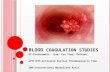 Blood Coagulation Studies