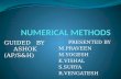 APPLICATION OF NUMERICAL METHODS IN SMALL SIZE