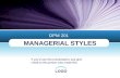 Managerial Styles Ppt