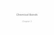 Chapter 3-Chemical Bonds