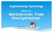 Engineering Hydrology - Abstraction From Precipitation