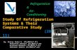 Study of Refrigeration Systems