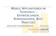 Mobile Applikationen im Tourismus