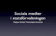 Sociala medier i statsförvaltningen