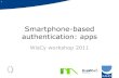 Smartphone-based authentication: apps