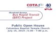 Cleveland Avenue Bus Rapid Transit Public Meeting - July 15, 2014