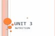 Unit 3 nutrition patricia s