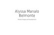 Alyssa Belmonte - PDD Portfolio
