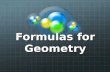 Formulas geometry