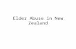 Elder Abuse In New Zealand Frances Matthews