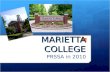 Marietta College 2010