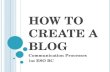 Creating a blog for cp students