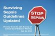 Surviving Sepsis Guidelines Updated