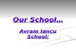 Avram iancu school