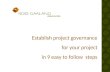 Project governance for your project in 9 steps