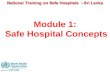 National Training on Safe Hospitals - Sri Lanka - Module 1 Session 4 - 14Sept22-24